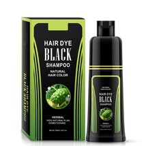 (USA SELLER)250ML Natural Herbal Black Hair Color Dye Shampoo Permanent Unisex - £15.68 GBP