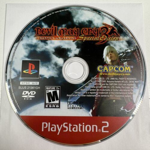 Devil May Cry 3 Dante&#39;s Awakening Special Edition Sony PlayStation 2 Dis... - $8.90