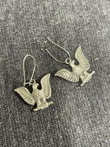 Unusual Vintage Earrings American Eagle Navy? - £9.61 GBP