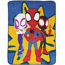 Marvel Spidey &amp; His Amazing Friends Team Spider-Man Throw Multi-Color - £31.15 GBP