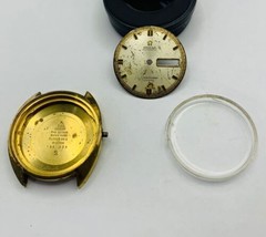 Omega seamaster cosmic gold pltd 1960&#39;s/70&#39;s gents watch Case/Dial (om-37 - £78.30 GBP