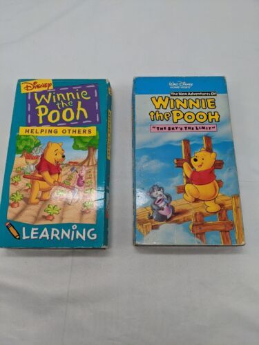 Lot Of (2) Disney Winnie The Pooh VHS Tapes **One Case is Incorrect** - $9.90