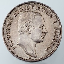 1914-E German States Saxony-Albertine 5 Mark Coin AU Condition KM #1266 - £142.45 GBP