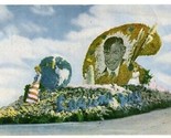 Will Roger Float Giant Postcard 1936 Rose Parade Pasadena California - $18.30