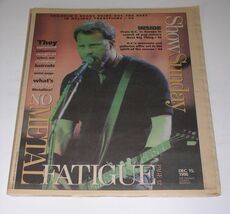 Metallica Show Newspaper Supplement Vintage 1996 Cover Story  - $24.99