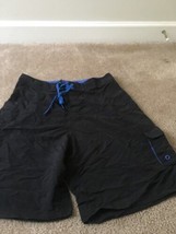  1pc Wings Beach Wear Black Swim Board Shorts Trunks Men&#39;s Size 32  - $42.57