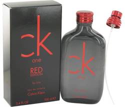 Calvin Klein CK One Red Cologne 3.4 Oz Eau De Toilette Spray image 6