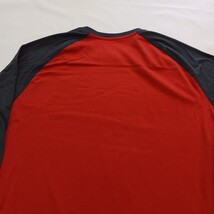 George Crewneck Men's Long Sleeve Orange & Gray Cotton Blend T-Shirt L (42-44) image 12