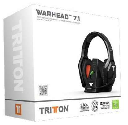 Tritton Warhead 7.1 Wireless Surround Headset for XBOX 360 - $135.00