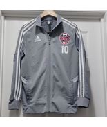 Adidas Utah Soccer USA Alliance #10 Climalite Gray Full Zip Track Jacket... - $410.33 MXN