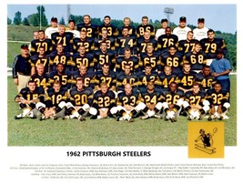 1962 PITTSBURGH STEELERS 8X10 TEAM PHOTO NFL FOOTBALL PICTURE - $4.94