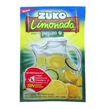 Zuko Pwdr Drink Mix Limonada Pepino/ Cucumber Lemonade~ Excl. Flavor from Mex. - $18.99