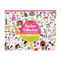 Melissa &amp; Doug Sticker Collection Book: Princesses, Tea Party, Animals, ... - $12.73
