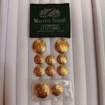 Warren Sewell Gold Blazer Buttons 10 3-Large, 7 Smaller - $16.95