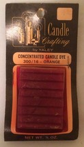 Vintage Candle Crafting by Yaley Orange Concentrated Candle Dye NOS - £6.99 GBP