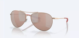 New Costa Del Mar PIP 184 OSCP Piper Sunglasses Satin Rose Gold Copper 580P - $164.99