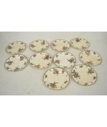 Royal Doulton England Old Leeds Spray Bread Butter Plates 6.5&quot; Lot 10 Se... - $49.38