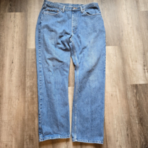 Wrangler Jeans Mens 36x30 Five Star Premium Denim Dark Stonewash Cotton ... - £15.68 GBP
