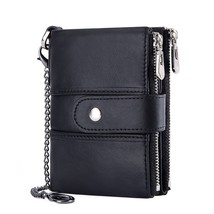 New Fashion Retro Men&#39;s  Business Wallet High Quality Card Holder Crazy Horse Co - £36.73 GBP
