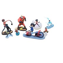 Disney Incredibles 2 Pixar PVC Action Figures &amp; Cake Toppers Set Lot of 9 - £15.10 GBP