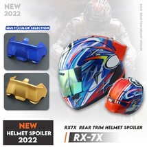 Motorcycle Rear Trim Helmet Spoiler for Rx7x Rx-7x Rr5 Vz-ram Rx7v Rx7 G... - £10.29 GBP+