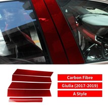   Car Window B-pillars Decorative Stickers FOR Alfa Romeo Giulia 2017-2019 Car S - £91.85 GBP