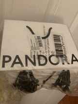 Lot of 25 Wholesale PANDORA Medium White Gift Bag  8.5&quot;x6&quot;x3&quot; Holiday Ch... - £31.24 GBP