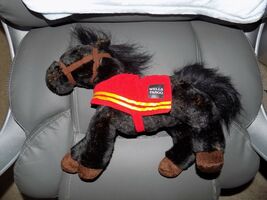 2016 Wells Fargo MIKE Black Brown Plush Legendary Horse Pony NWOT - $25.20