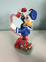 Extremely Rare! Walt Disney Donald Duck Angry on Phone Figurine LE 3000 Statue - £467.12 GBP