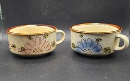 Vintage soup mugs - £8.50 GBP