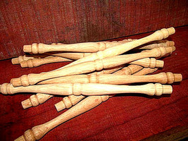 NEW UNFINISHED OAK SPINDLE 11&quot; LONG WITH 1/2&quot; TENON 10 PIECES D - $26.89