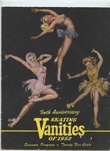 1952 Skating Vanities 10th Anniversary Souvenir Program Roller Skating - £38.81 GBP