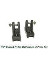 Rail Hinge, Nylon, Black, Designed For 7/8&quot; Rail Tubing, Marine Grade, 2... - $13.17 CAD