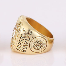 NFL Pittsburgh Steelers Super Bowl IX 1975 Steel Mold Men&#39;s CZ Football ... - $664.52 MXN