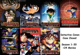 ANIME DVD~Detective Conan:Case Closed Season 1-30+24 Movie~English sub+FREE GIFT - £261.16 GBP