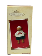 GRANDSON  2002 Teddy Bear  Hallmark Keepsake Ornament - $8.28 CAD