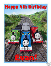 Thomas and Friends edible cake image party cake topper decoration - £8.00 GBP
