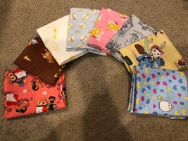 Fat Quarter Cotton Fabric 8 FQ bundle Disney Poppins lion King Yogi Callie Mask - £30.75 GBP