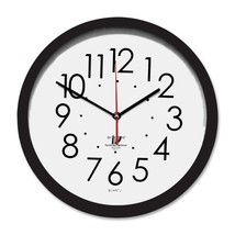 CLOCK;WALL;SELFSET;14.5&quot;BK - £62.23 GBP