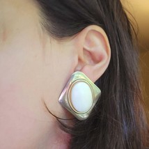 Vintage Modernist Chunky Stud Earrings - $18.99