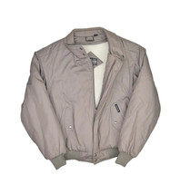 Vintage Members Only Bomber Jacket Men 42 Gray Sherpa Lined Cafe Racer Insulated - £32.27 GBP