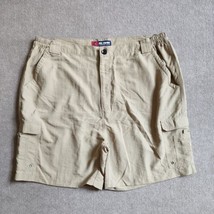 Reel Legends Performance Fishing Hiking Swimming Shorts Mens Size XXL Brown - £17.05 GBP