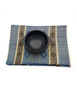 Set of 6 Square Iraca Palm Placemats  Handwoven Natural Fiber Table Dec... - $117.60