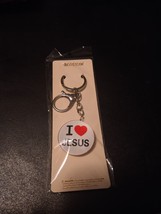 I LOVE JESUS Durable Keychains Brand New Free Shipping Christian - £7.09 GBP
