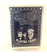 Vintage The Crooked Pack BLUE Playing Cards Deck COMPLETE w/ JOKERS - £9.25 GBP
