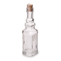 Darice Glass Bottle Square Clear 5 Inch 1 Pack - $772.73 MXN