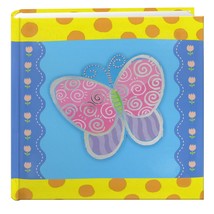 Pioneer Photo Albums 200-Pocket 3-D Butterfly Applique Cover Photo Album... - £21.20 GBP