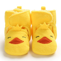 Baby Unisex Cozy Fleece Booties Elephent Fox Duck Newborn Shoes Toddler Footwear - £10.42 GBP