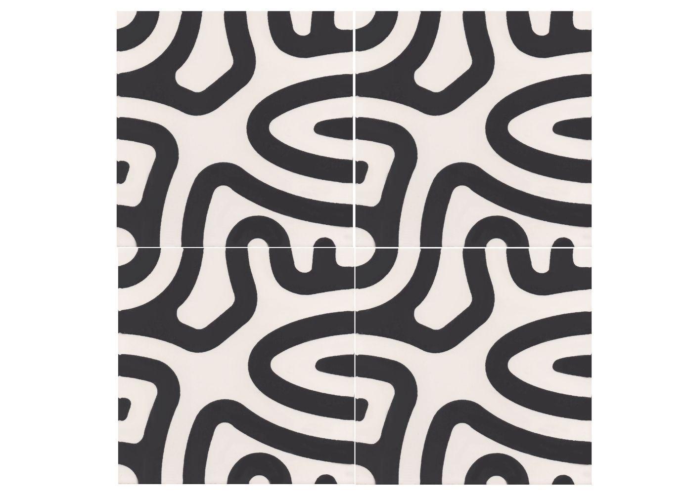 Mexican Ceramic Floor Tile Handcrafted  - CT09 - 8&quot;x8&quot; - $199.00