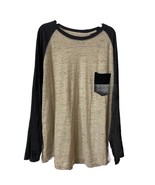 The Foundry Supply Co Long Sleeve T-Shirt Crew Neck Black Gray Sz 2XL - $21.78 CAD